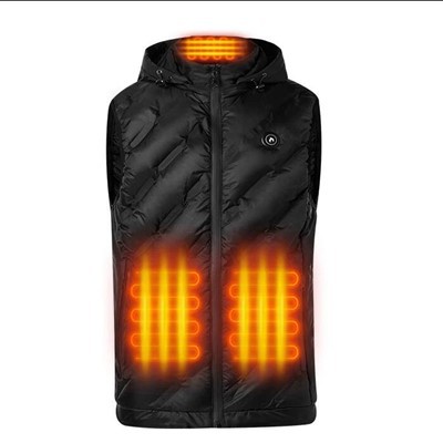 Chaleco Calefactable de 4 Zonas Calefactables